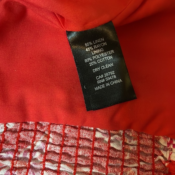 Joie Linen Floral Crop Top - Picture 6 of 9